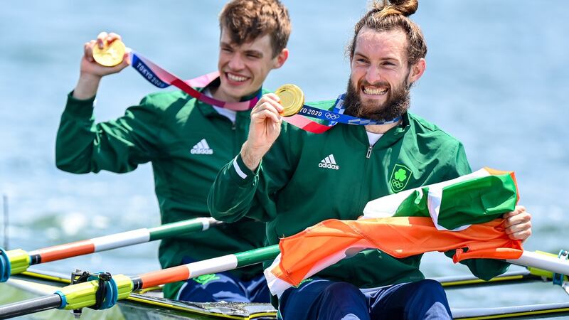 The success of Fintan McCarthy and Paul O’Donovan was in part to do with the ruthlessness of breaking up two boats to create a better crew. Photograph:  Steve McArthur/Inpho/Photosport