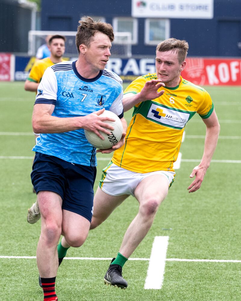 Coventry GAA in action against Birmingham’s Erin go Bragh. Photograph: Chris Egan