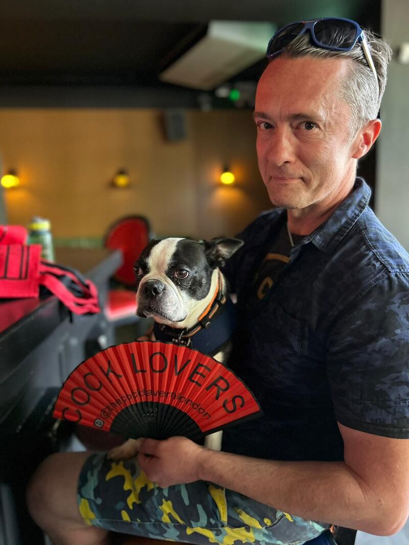 Niall Sweeney: We had to let our dog go. What I love about these creatures so much is that the entire communication is empathic, implied, through gesture, and there’s something in that that has taught me a lot over the years