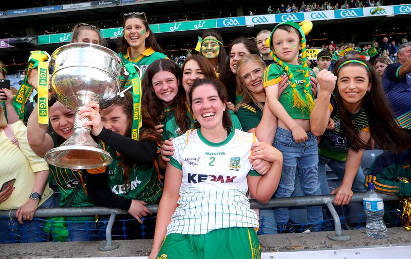 Shauna Ennis, who captained the Meath women’s footballers to All-Ireland senior titles in 2021 and 2022, is among the Na Fianna players caught up in this dual dilemma. Photograph: Ryan Byrne/Inpho
