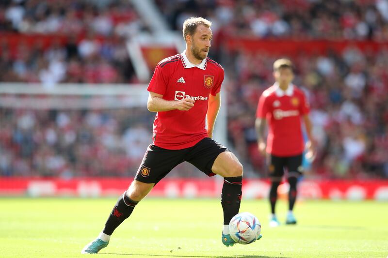 Christian Eriksen is in line to make his Manchester United Premier League debut at home to Brighton on Sunday. Photograph Jan Kruger/Getty Images