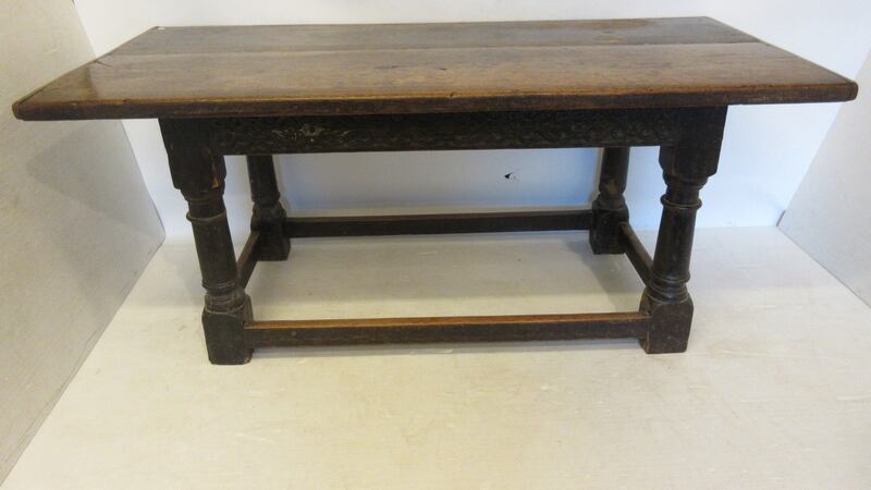 350-year-old table, €800-€1,200, Lynes and Lynes