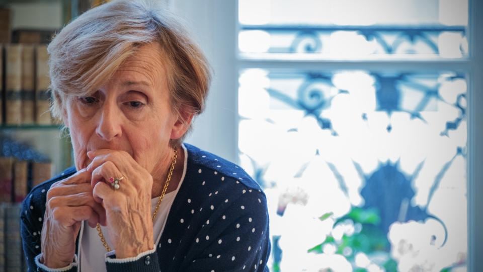 Marguerite Bouniol, at her home in  Paris. Photograph: Des Harris/The Picture Desk