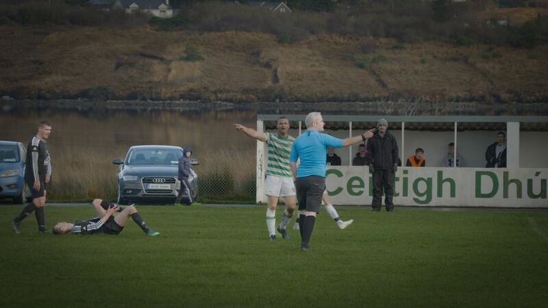 'I found it [their accents] a difficulty at times. But of course, once they spoke Gaelic, it was impossible. And they used that to their advantage when they were playing against the team from Letterkenny when we were there so that was fun to watch,' says director Joel Segerdahl.