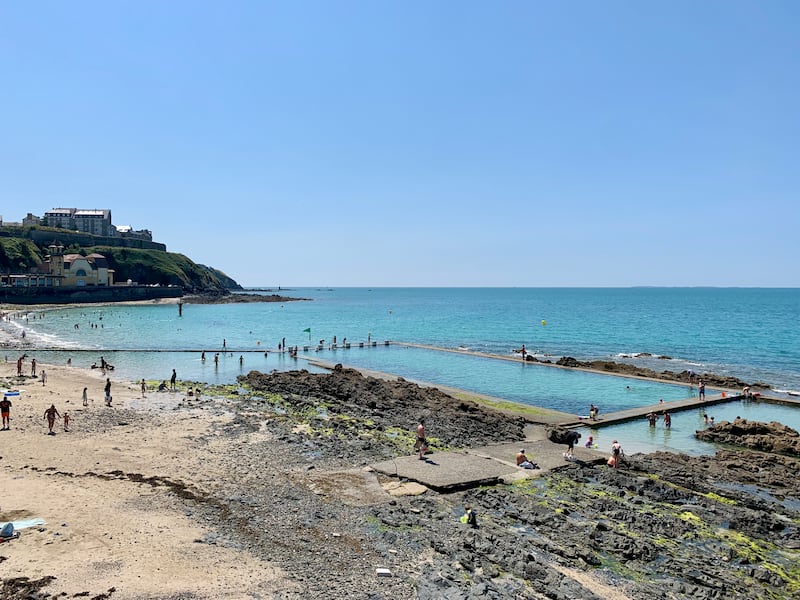 A sea swimming pool in Granville, Normandy
