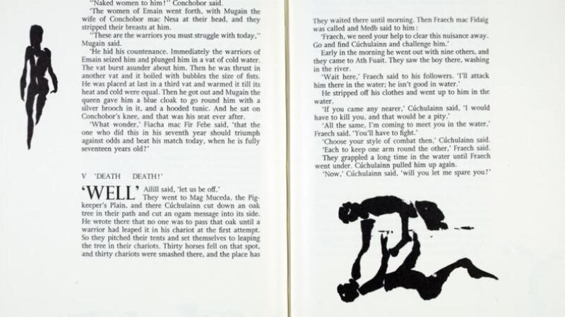 High art: part of The Táin, by Thomas Kinsella and Louis le Brocquy
