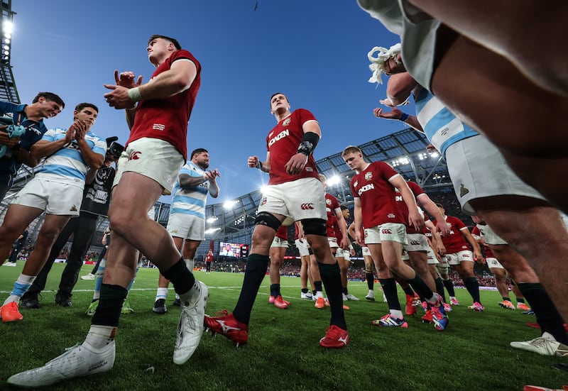 The Lions walked off the pitch at the Aviva Stadium last Saturday knowing they had much to work on. Photograph: Billy Sitckland/Inpho
