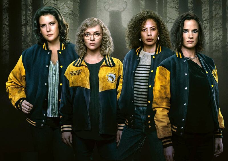Melanie Lynskey, Christina Ricci, Tawny Cypress and Juliette Lewis in Yellowjackets. Photograph: Paramount
