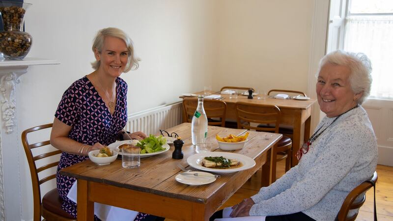 Catherine Cleary with her mum, Joan, Beach House. Photograph: Patrick Browne