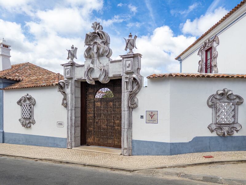 Christian Louboutin's Vermelho hotel by in the village of Melides. Photograph: Getty 