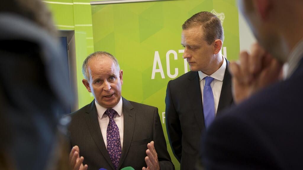 Brendan Jennings, managing partner of Deloitte, and Harry Goddard, head of consulting. Photograph: Sara Freund