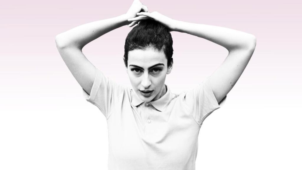 Clare O’Reilly in Love+ at the Project Cube, Dublin