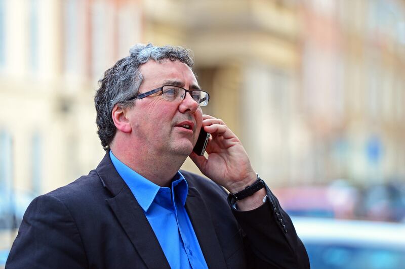 Thomas Pringle TD pictured after Europe's highest court had dismissed a challenge to the European Stability Mechanism, in Dublin. 
Photograph: Eric Luke/The Irish Times