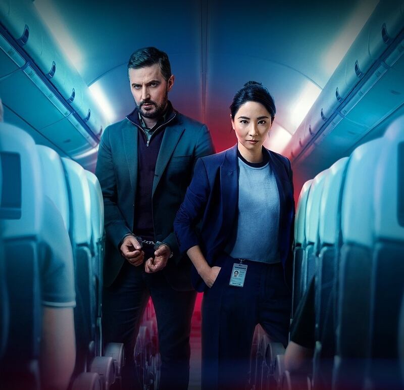 Stephen Armitage and Jing Lusi in Red Eye. Photograph: ITV