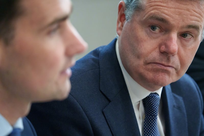 Fianna Fáil Senators blamed the Fine Gael Minister for Finance Paschal Dohohoe for the confusion and Fine Gael Senators blamed the Fianna Fáil Minister for Public Expenditure Jack Chambers. Photograph: Barry Cronin