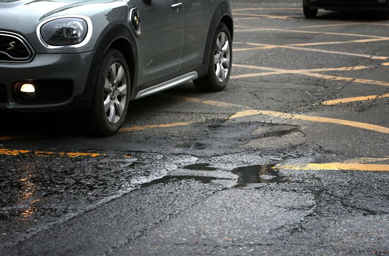 As an administrative task, pothole repairs repel both the ambitious and the unambitious. Photograph: PA