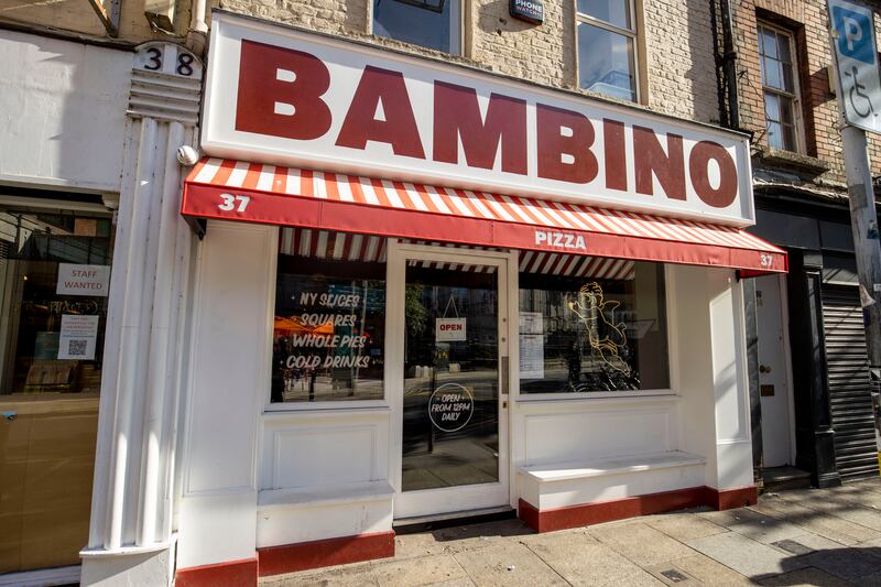Slice of heaven at Bambino Pizza, 37 Stephen Street Lwr. Photograph: Tom Honan 
