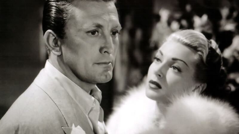 Actress Lana Turner and Kirk Douglas in a scene from the movie The Bad and the Beautiful. Photograph: Donaldson Collection/Getty