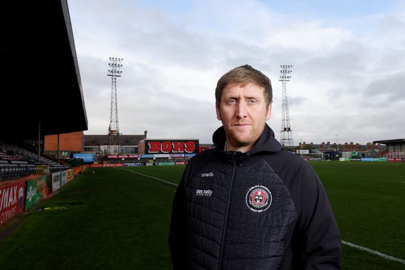 Daniel Lambert, chief operating officer of Bohemian Football Club, in Dalymount Park. Photograph: Alan Betson