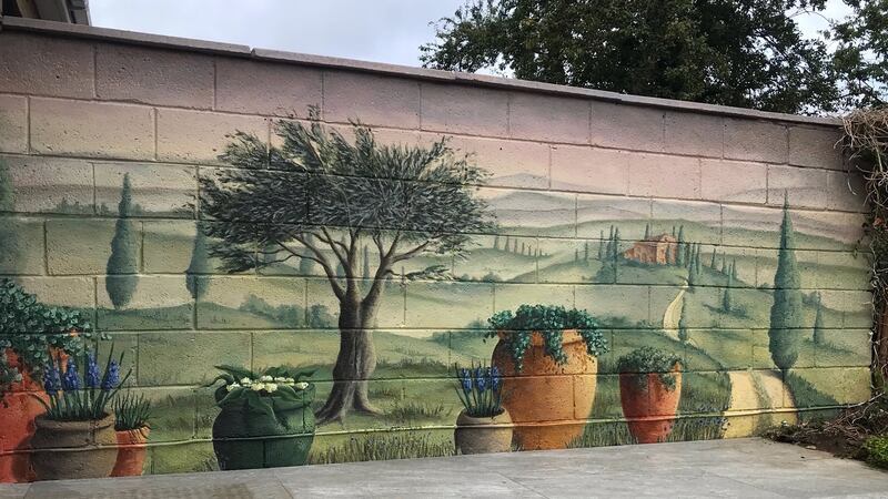 Garden mural  by Vauney Strahan