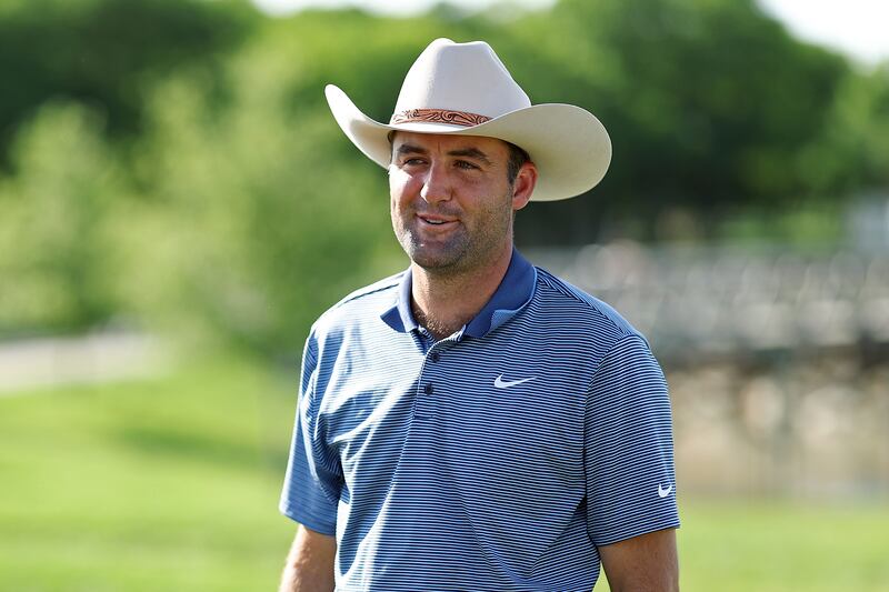 Scottie Scheffler after winning the CJ Cup Byron Nelson 2025 in Texas on May 4th. Photograph: Sam Hodde/Getty Images