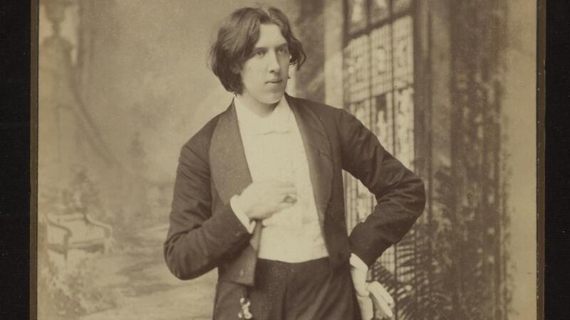 One of the iconic photographs of Wilde taken by Napoleon Sarony in the US during his  1882 lecture tour