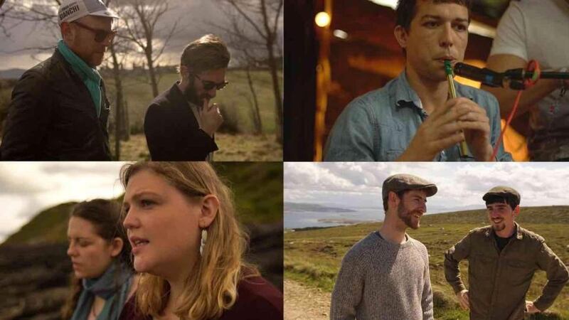 A selection of scenes from Arbutus Yarns and Islander’s, ‘ Backwards To Go Forwards’