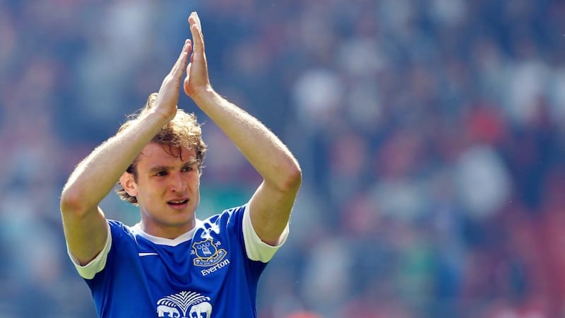 Nikica Jelavic, who looks set to complete his move to Hull later today. Photograph: Peter Byrne/PA Wire.