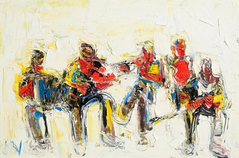  Five Musicians by John B Vallely, €5,000-€7,500