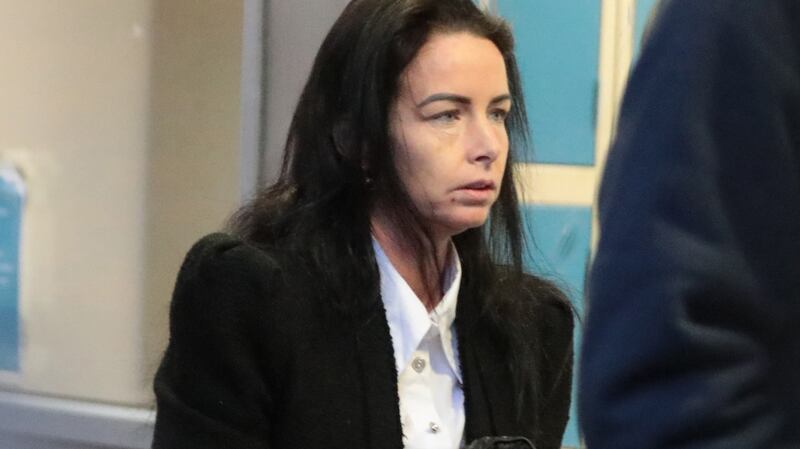 Freda Connors (31) of Stocking Hill, Rathfarnham, Dublin pictured leaving the Four Courts after the Circuit Civil Court action. Photograph: Collins Courts
