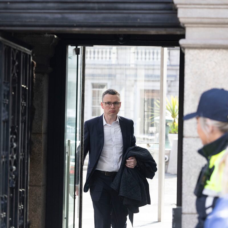 Entrance: Patrick O’Donovan became Minister for Culture in January. Photograph: Sam Boal/Collins