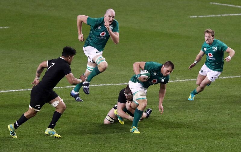 CJ Stander is a big man to knock out of the number eight spot for Ireland. Photo: Bryan Keane/Inpho