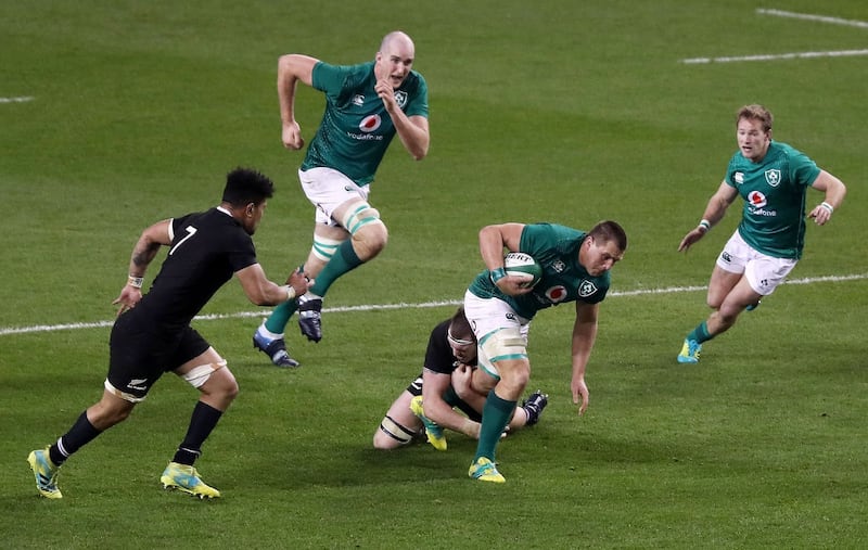 CJ Stander is a big man to knock out of the number eight spot for Ireland. Photo: Bryan Keane/Inpho