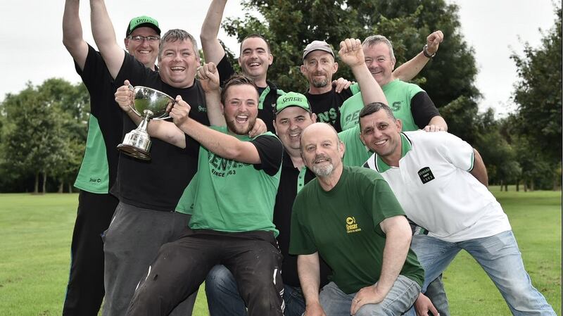 BSI Sensas AC, winners of NCFFI coarse championship on Grand Canal, Co Offaly.