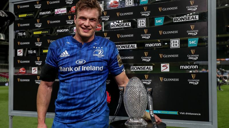 Man of the match in the Pro14 final, Josh van der Flier. Photograph: Dan Sheridan/Inpho