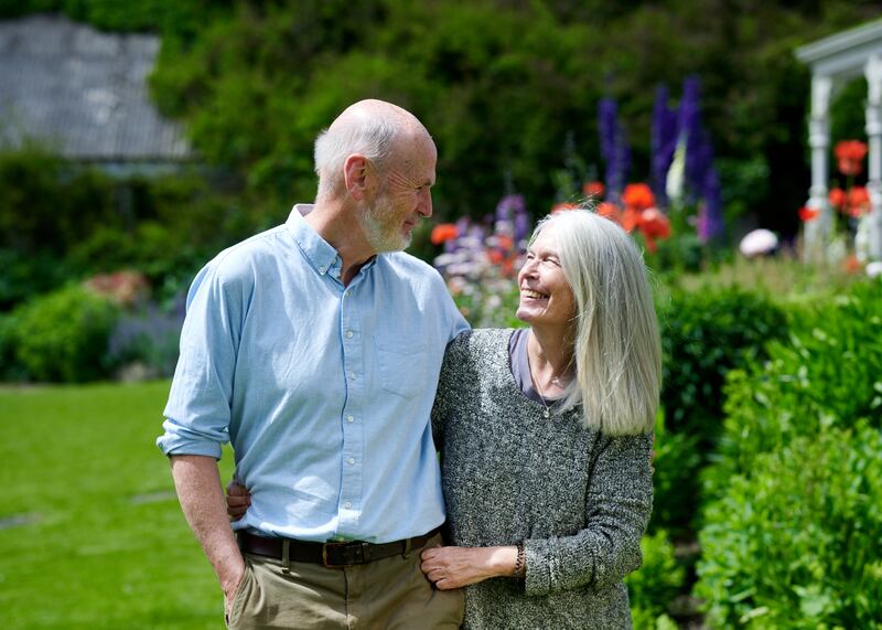 Home place: Niall Williams with his wife, the artist Christine Breen. Photograph: John Kelly