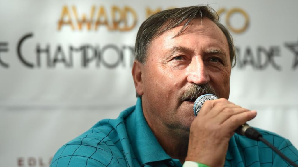Antonín Panenka once hailed Messi’s ’Panenka’ penalty for Barcelona against Getafe in April 2015 as the best he has seen. Photograph: Valerio Pennicino/Getty