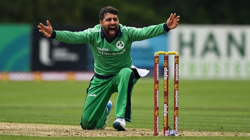 Simi Singh impressed with both bat and ball to make the ICC men’s  ODI Team of the Year.  Photograph: Seb Daly/Sportsfile