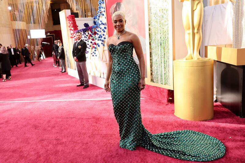 HOLLYWOOD, CALIFORNIA - MARCH 27: Tiffany Haddish attends the 94th Annual Academy Awards at Hollywood and Highland on March 27, 2022 in Hollywood, California. (Photo by Emma McIntyre/Getty Images)
