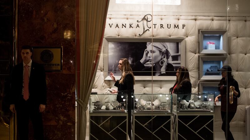 Ivanka Trump’s shop at Trump Tower in 2017. Photograph: Hilary Swift/The New York Times