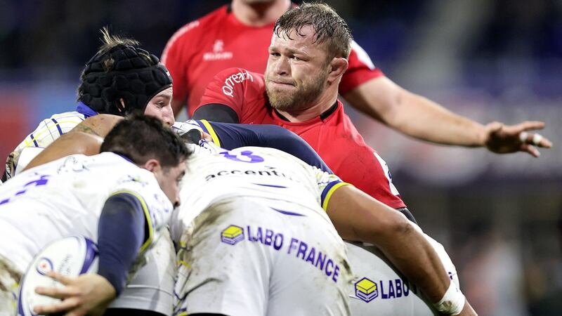 Duane Vermeulen will make his home Ulster debut  against Northampton on Friday night. Photograph: Laszlo Geczo/Inpho
