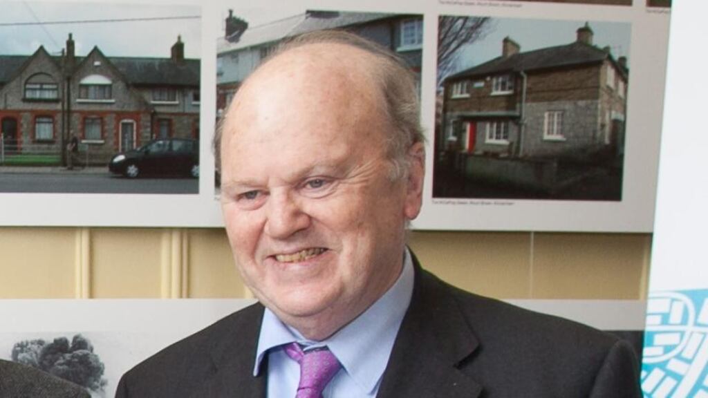 Minister for Finance Michael Noonan: the changes he announced will hopefully have a ‘positive impact on the mortgage arrears problem in Ireland’, said chief executive of Irish Brokers Association Ciaran Phelan. Photograph: Gareth Chaney Collins
