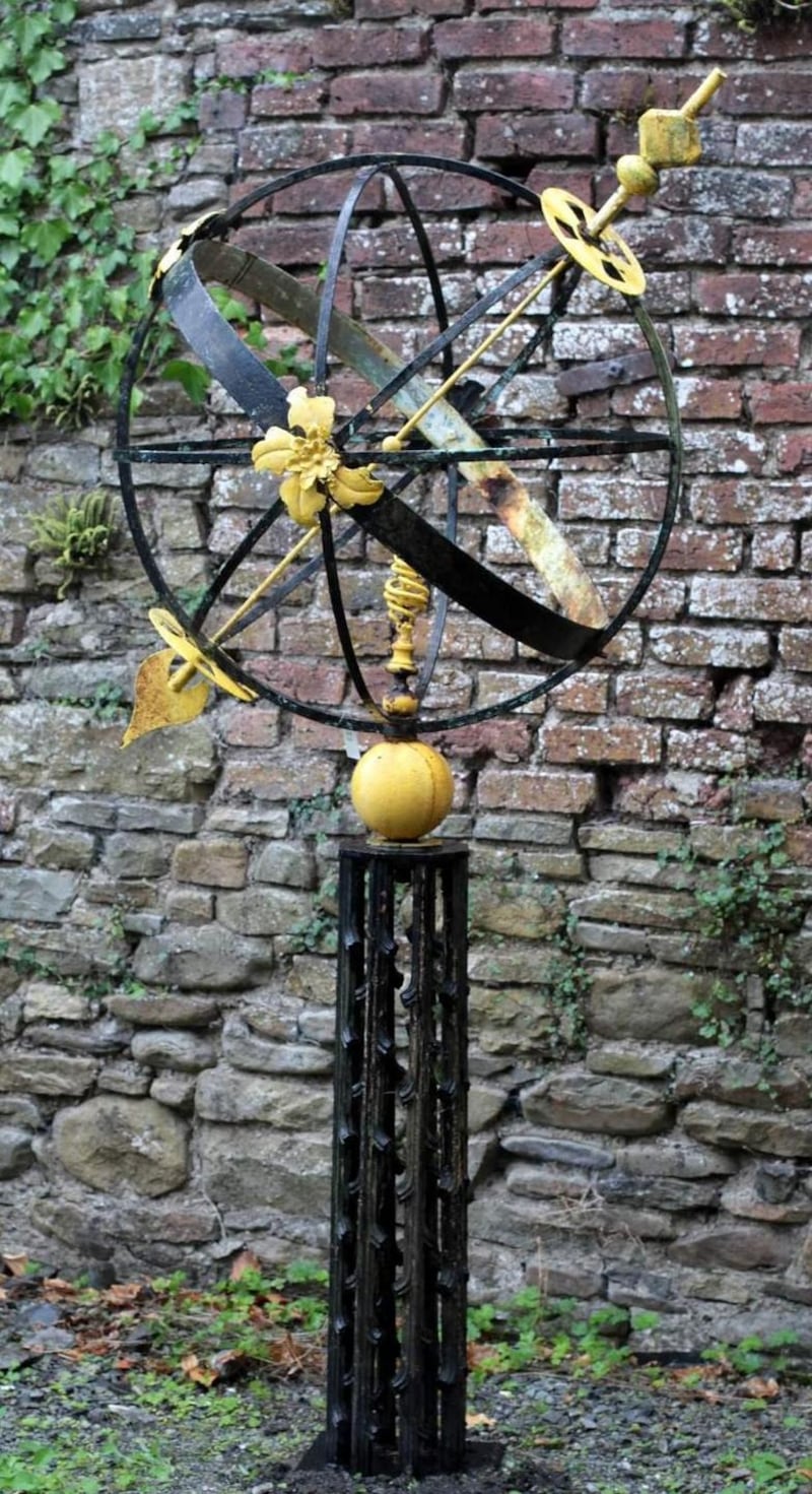 Lot 73: the armillary sphere sundial from Dromoland Castle