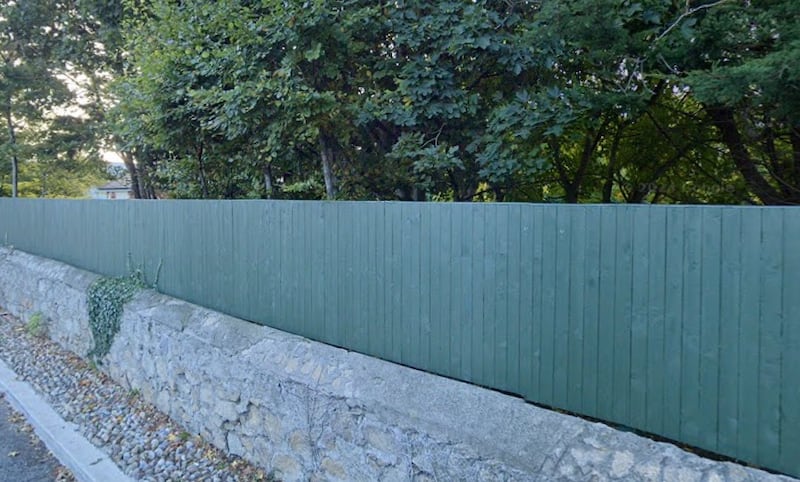 The version of the fence which Dún Laoghaire-Rathdown County Council and An Bord Pleanála took issue with