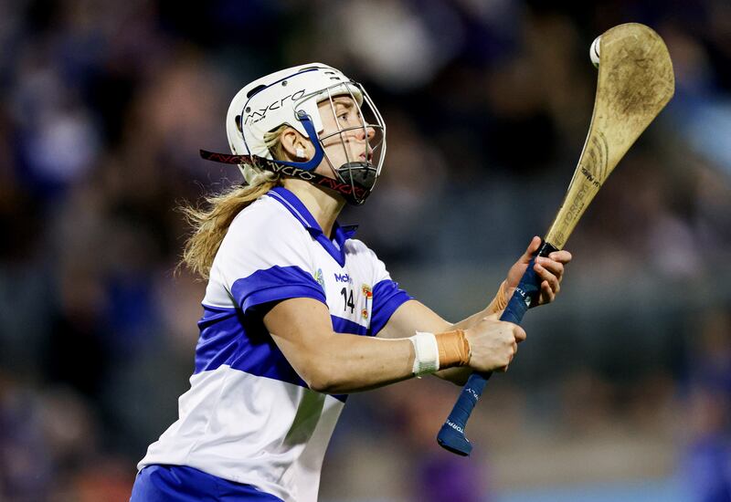 Aisling Maher in action for St Vincent's in the Dublin final. They beat Birr in the Leinster semi-final. 'We’ll need to step it up again if we are to get over Dicksboro,' she says. Photograph: Photograph: Tom Maher/Inpho 