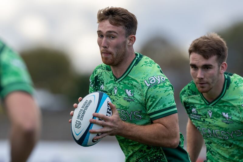 Daniel Hawkshaw pictured in training for Connacht in October 2023. Photograph: Morgan Treacy/INPHO