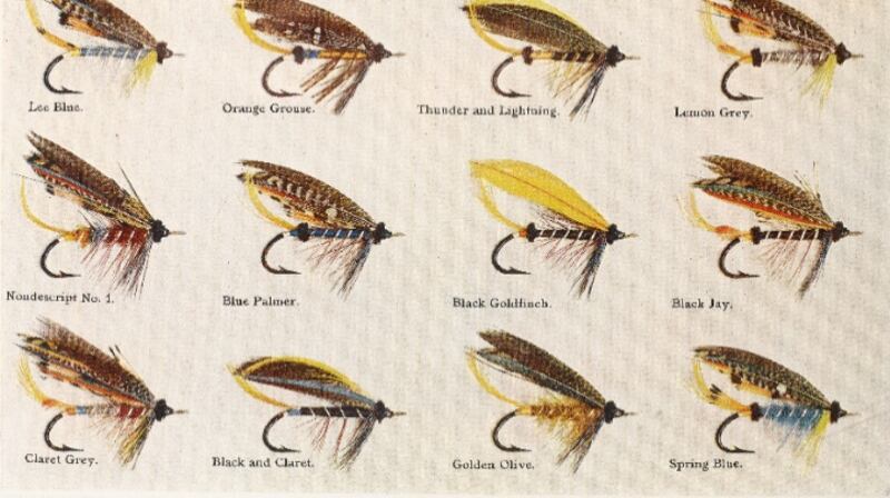 A selection of 12 Irish patterns from the 1907 catalogue of Martin Lanigan-O’Keeffe’s masterpiece of Hardy’s Salmon Flies.