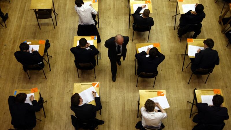 The proportion of 16-24-year-olds who leave school with, at most, a lower secondary qualification is 14 per cent in Northern Ireland compared to 6 per cent in the Republic. Photograph: David Jones/PA Wire
