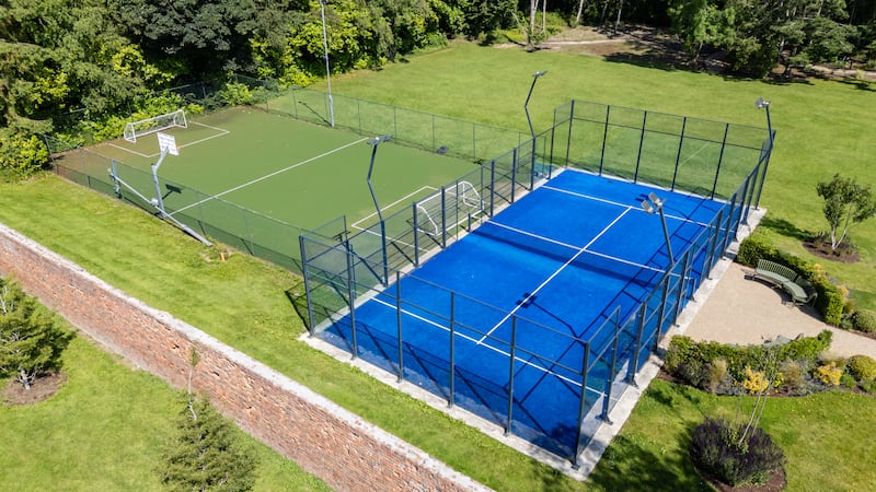 Multi-use astro pitch and padel court