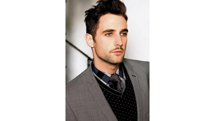 Suit (€338) by Ben Sherman; tie (€67) by Alexandre Savile Row, both from Alexandre at House of Fraser; jumper (€110) by Ted Baker, from House of Fraser; checked shirt (€49.95) from Zara BOTTOM Three-piece suit (€549) by Paul Costelloe at Berwin Berwin, House of Fraser; shirt (€190) by Ted Baker From House of Fraser; tie (€45) by Paul Costelloe at Berwin Berwin